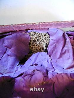 Rare Dinette Ancienne En Porcelaine Dans Son Coffret Carton Époque Napoléon III