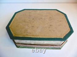 Rare Dinette Ancienne En Porcelaine Dans Son Coffret Carton Époque Napoléon III