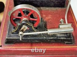Rare Doll & Cie Machine à vapeur jouet en tôle made Germany 1930-1939 no BING