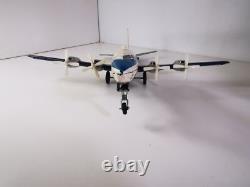 Rare Douglas DC-7 Cragstan Yonezawa Japon 1950s Jouet Étamé à Piles 54cm Vintage