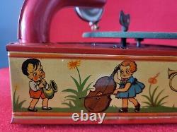 Rare Gramophone Bing Pour Enfant (1927) Superbe Etat Et Fonctionne