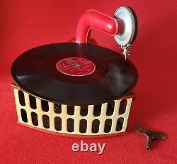 Rare Gramophone Bing Pour Enfant (1927) Superbe Etat Et Fonctionne