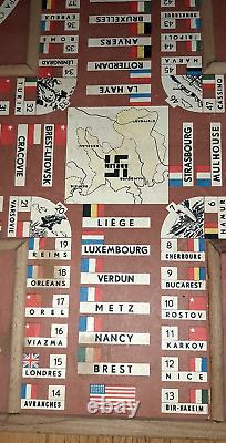 Rare JEU DE LA LIBERATION WW2 1944 LIBERATION'S GAMES jeu ancien parcours