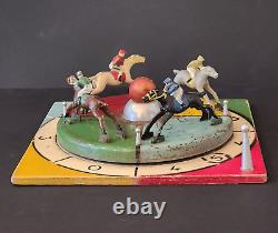 Rare Jeu De Comptoir Course De Chevaux Bistrot Bar Cafe Estaminet 22 CM
