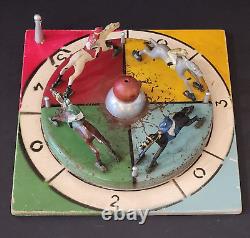 Rare Jeu De Comptoir Course De Chevaux Bistrot Bar Cafe Estaminet 22 CM