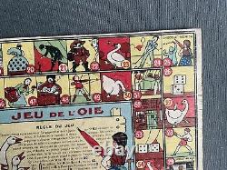 Rare Jeu De L'oie Ancien, CHOCOLAT MENIER, FIRMIN BOUISSET, publicitaire, jeu