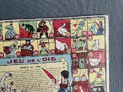 Rare Jeu De L'oie Ancien, CHOCOLAT MENIER, FIRMIN BOUISSET, publicitaire, jeu