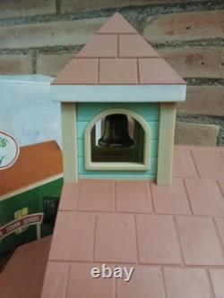 Rare Les Petits Malins-malinville-l'ecole-bandai-1986-+mobilier+5 Figurine. Boite