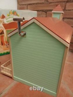 Rare Les Petits Malins-malinville-l'ecole-bandai-1986-+mobilier+5 Figurine. Boite