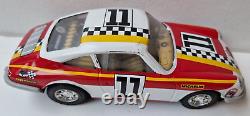 Rare PORSCHE 912 Rallye Joustra jouet ancien tôle