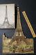 Rare Puzzle Vertical Tour Eiffel 98 Cm + Boite France 1889-90 Expo Universelle