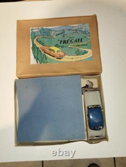 Rare Rcp Richard Renault Fregate Tole Jouet Mécanique Ancien Boite Notice