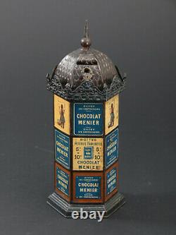 Rare Tirelire Chocolat Menier Firmin Bouisset Jouet Ancien 1893