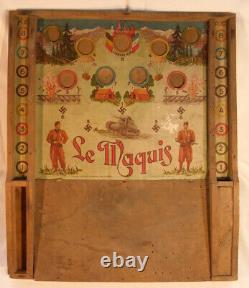 Rare ancien jeu Le Maquis, édité à la fin de la WW2 en 1944, 41,7cm x 34,8cm
