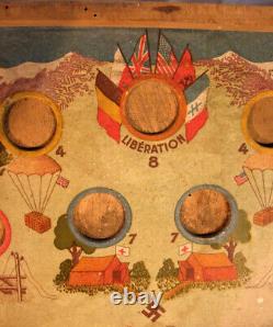Rare ancien jeu Le Maquis, édité à la fin de la WW2 en 1944, 41,7cm x 34,8cm