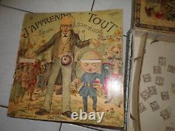 Rare ancien jeu questionnaire universel 1889 PFEIFFER Repris Par saussine