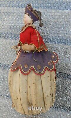 Rare culbuto poupée bois type Nüremberg total état d'origine circa XIXème