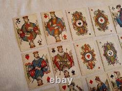 Rare jeu de cartes DAVELUY BRUGES complet 52 cartes brevetées très bon état