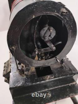 Rare locomotive à vapeur ancienne moteur à alcool 65 cm H 25 cm 11 kg