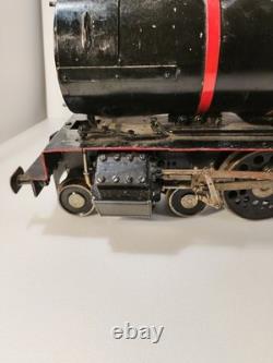 Rare locomotive à vapeur ancienne moteur à alcool 65 cm H 25 cm 11 kg