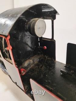 Rare locomotive à vapeur ancienne moteur à alcool 65 cm H 25 cm 11 kg