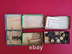 Rare lot 11 jeux anciens début XXe Villard et Weill