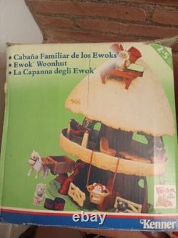Rare-star Wars-la Cabane Des Ewoks-kenner-1985-ewok Family Treehouse+boite