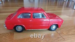 Rarissime Jouet Ancien Elgi Fiat 850 1/10 Longueur 32cm Années 60