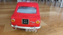 Rarissime Jouet Ancien Elgi Fiat 850 1/10 Longueur 32cm Années 60