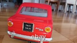 Rarissime Jouet Ancien Elgi Fiat 850 1/10 Longueur 32cm Années 60