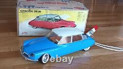 Rarissime Jouet Ancien Paya Citroën Ds21 Électrique Teleguidée Boite D'origine