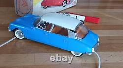 Rarissime Jouet Ancien Paya Citroën Ds21 Électrique Teleguidée Boite D'origine