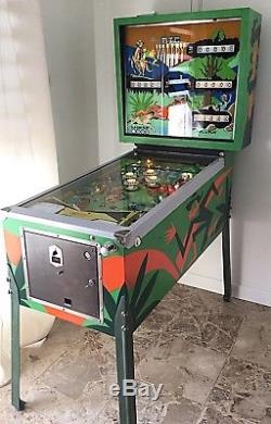 Rarissime flipper Bally Big Valley premier multiboules 1970 TBE RÉNOVÉ