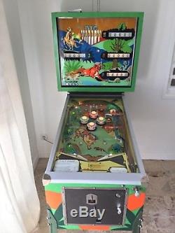 Rarissime flipper Bally Big Valley premier multiboules 1970 TBE RÉNOVÉ