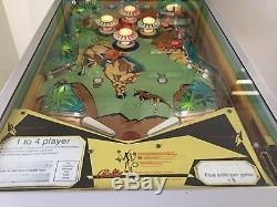 Rarissime flipper Bally Big Valley premier multiboules 1970 TBE RÉNOVÉ