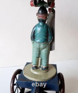 Rico Charlie Chaplin Charlot Jouet à Pousser 14Cm Excellent Etat Espagne 1930