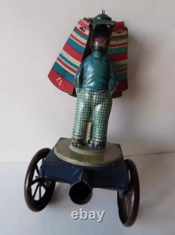 Rico Charlie Chaplin Charlot Jouet à Pousser 14Cm Excellent Etat Espagne 1930