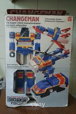 Robot Bandai Changeman DX Godaikin Forces 1985