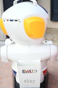 Robot emilio bandai 60 cms 90's vintage en boite collector emiglio scooter 2000