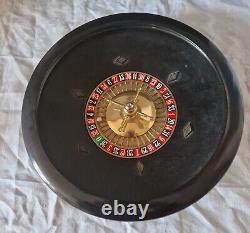 Roulette Ancienne Bakélite Jeu 36 CM Casino