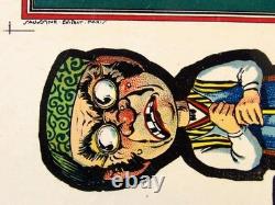 SAUSSINE Championnat International de Natation BELLE PLANCHE CHROMOLITHOGRAPHIE