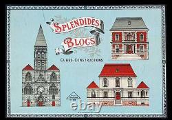 SPLENDIDES BLOCS vers 1920 30 / jeu ancien architecture