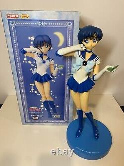 Sailor Moon Kyosho Figure Sailor Mercury Très Grande Figurine Vintage