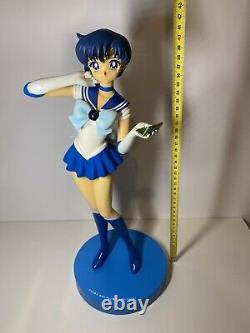 Sailor Moon Kyosho Figure Sailor Mercury Très Grande Figurine Vintage