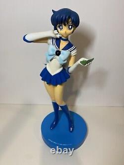 Sailor Moon Kyosho Figure Sailor Mercury Très Grande Figurine Vintage