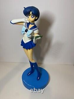 Sailor Moon Kyosho Figure Sailor Mercury Très Grande Figurine Vintage