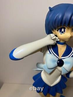 Sailor Moon Kyosho Figure Sailor Mercury Très Grande Figurine Vintage