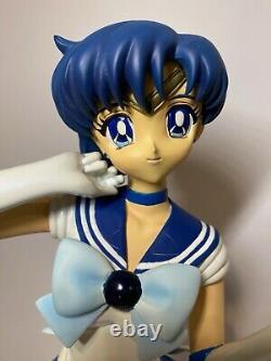 Sailor Moon Kyosho Figure Sailor Mercury Très Grande Figurine Vintage
