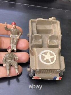 Soldats De Plomb Ancien & Jouet & Jeep