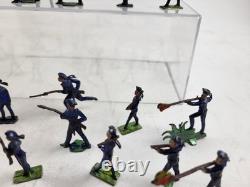 Soldats marins 3,5 cm avec maison de gardien ancien super décoratif